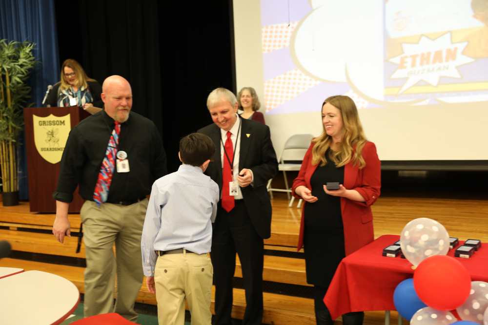 Fourteen under 14 Recognition Breakfast Grissom Middle School